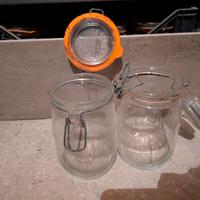 Vetri vasi barattoli 50pz circa