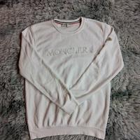 Felpa Moncler Bianca Originale - Taglia M - Ottime