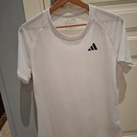 T-shirt uomo bianca Adidas taglia M