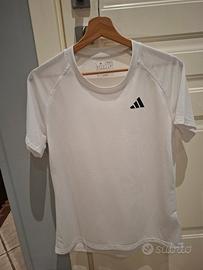 T-shirt uomo bianca Adidas taglia M