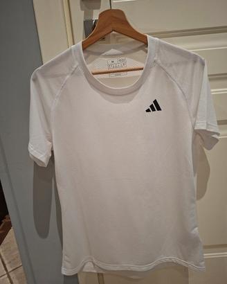 T-shirt uomo bianca Adidas taglia M