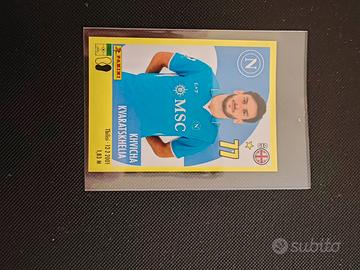 Kvaratskhelia calciatori panini 2024-25