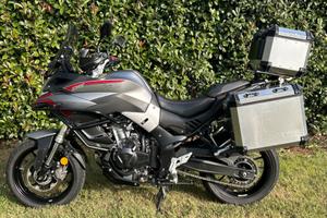 Voge valico 500 DSX + tris valigie alluminio