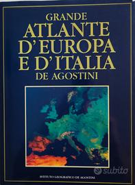 Grande Atlante d'Europa e d'Italia libro cartonato