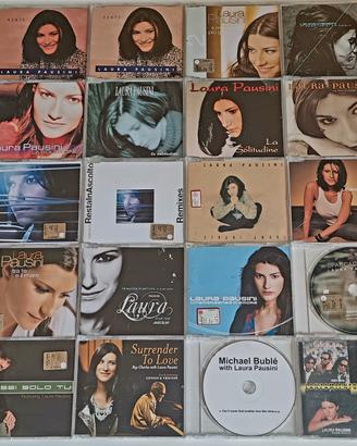 Laura Pausini CD originali album singoli promo box