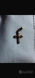 Ciondolo croce in oro 14kt 585
