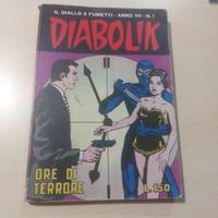 diabolik inediti originali anno VII n 1 1968