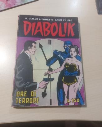 diabolik inediti originali anno VII n 1 1968