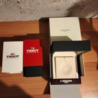 scatola Longines e tissot