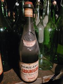 bottiglia di vino da collezione