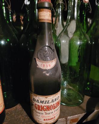 bottiglia di vino da collezione