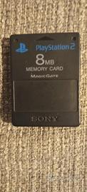 Memory Card Nera Sony originale da 8 Megabyte
