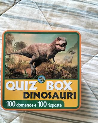 gioco in scatola bambini quiz dinosauri 