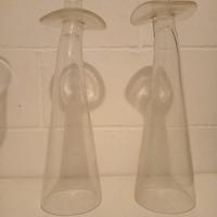 Porta candele in vetro