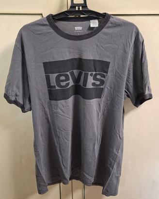 T-shirt Levi’s Uomo Grigia 100% Cotone – Taglia L