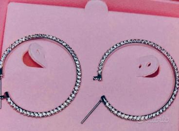 Orecchini Swarosky con diamanti