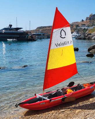 Velakit Raffica, vela per canoa kayak