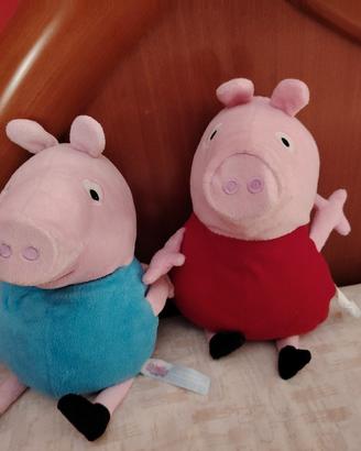 coppia peppa pig e George 