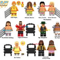 11 minifigure Wrestling WWF smackdown simil Lego