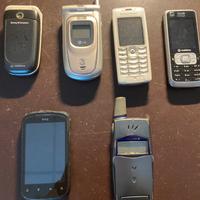 N. 6 cellulari di varie marche
