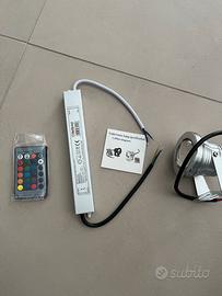 Faretto led completo multicolore