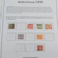 Francobolli Regno d'Italia 1934