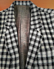 Giacca da uomo quadrettata 100% lana tg.M