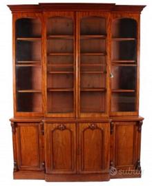 Libreria Vittoriana in Mogano