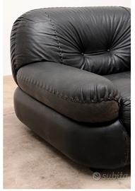 2 Poltrone 1Divano in pelle anni 70  Mobili Girgi