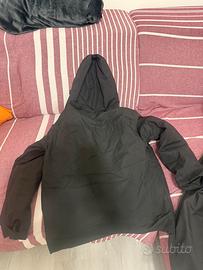 Giacca uomo impermeabile con interno in pile 2 in1