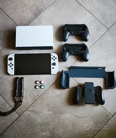 nintendo switch oled + accessori