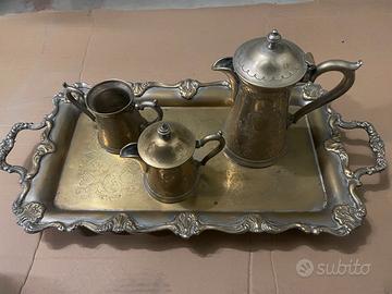 SERVIZIO DA THE COLAZIONE SHEFFIELD ORIGINALE