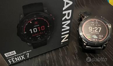 Garmin Fenix 7 solar con accessori