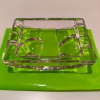 Posacenere in cristallo Sevres anni 70 