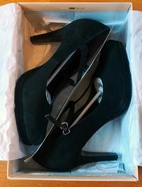 Décolleté nere tacco 10 Alesya in pelle n. 41