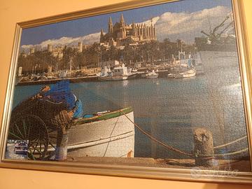 Puzzle in quadro. Porto di Maiorca