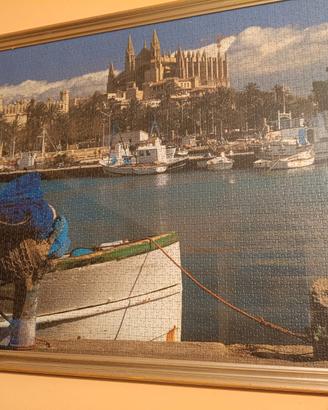 Puzzle in quadro. Porto di Maiorca