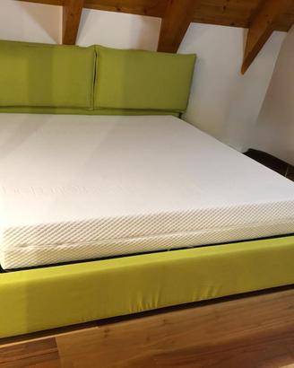 Letto con cassone e materasso