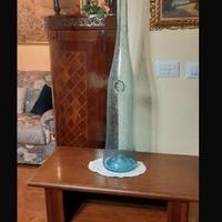 Bottiglia in vetro soffiato con bolle d'aria Biot 