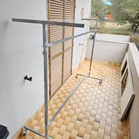 Stendibiancheria esterno con ruote grande giardino