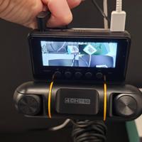 Dash Cam WIFI a 360° Auto 4 camere con Schermo