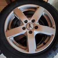 4 Cerchi raggio 16 + 4 gomme invernali (Audi A3)