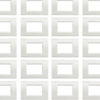 20 Placche BTicino LNA4803BI Livinglight 3 Moduli