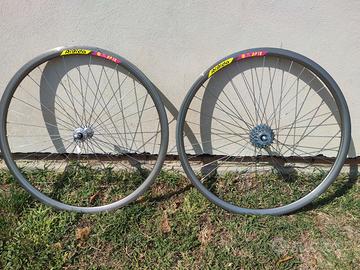 Ruote cerchi bici da corsa Rigida DP 18 vintage