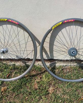 Ruote cerchi bici da corsa Rigida DP 18 vintage