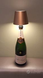 Pol Roger bottiglia lampada led dorata 