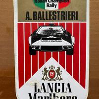 Adesivo Sticker A. Ballestrieri Lancia Stratos HF