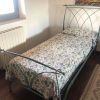 Letto singolo in ferro battuto Bontempi