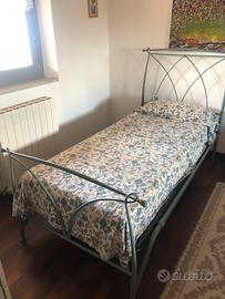 Letto singolo in ferro battuto Bontempi