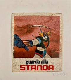 Raro adesivo Goldrake Atlas Ufo Robot Standa 1978